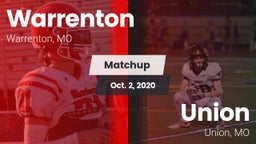 Matchup: Warrenton High vs. Union  2020