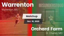 Matchup: Warrenton High vs. Orchard Farm  2020
