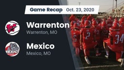 Recap: Warrenton  vs. Mexico  2020