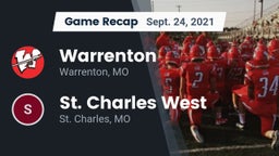 Recap: Warrenton  vs. St. Charles West  2021
