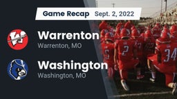 Recap: Warrenton  vs. Washington  2022