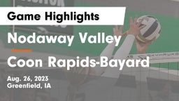 Nodaway Valley  vs Coon Rapids-Bayard  Game Highlights - Aug. 26, 2023