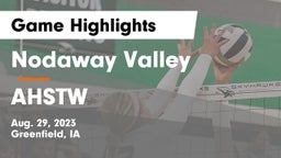 Nodaway Valley  vs AHSTW  Game Highlights - Aug. 29, 2023