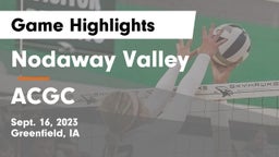 Nodaway Valley  vs ACGC Game Highlights - Sept. 16, 2023