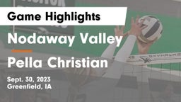 Nodaway Valley  vs Pella Christian Game Highlights - Sept. 30, 2023