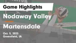 Nodaway Valley  vs Martensdale  Game Highlights - Oct. 5, 2023