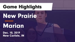 New Prairie  vs Marian  Game Highlights - Dec. 10, 2019