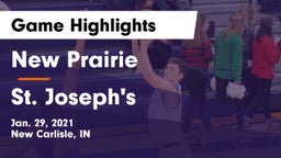 New Prairie  vs St. Joseph's  Game Highlights - Jan. 29, 2021