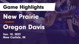 New Prairie  vs Oregon Davis Game Highlights - Jan. 18, 2022