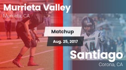 Matchup: Murrieta Valley vs. Santiago  2017