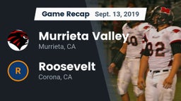 Recap: Murrieta Valley  vs. Roosevelt  2019