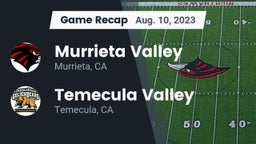 Recap: Murrieta Valley  vs. Temecula Valley  2023