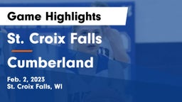 St. Croix Falls  vs Cumberland  Game Highlights - Feb. 2, 2023