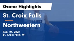 St. Croix Falls  vs Northwestern  Game Highlights - Feb. 24, 2022