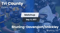Matchup: Tri County High vs. Bruning-Davenport/Shickley  2017