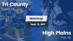 Matchup: Tri County High vs. High Plains  2017