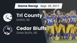 Recap: Tri County  vs. Cedar Bluffs  2017