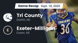 Recap: Tri County  vs. Exeter-Milligan  2020