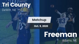 Matchup: Tri County High vs. Freeman  2020