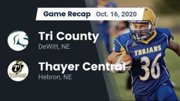 Recap: Tri County  vs. Thayer Central  2020