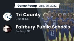 Recap: Tri County  vs. Fairbury Public Schools 2022