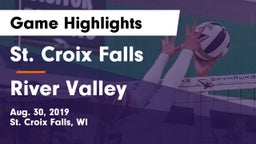 St. Croix Falls  vs River Valley  Game Highlights - Aug. 30, 2019