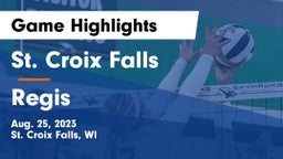 St. Croix Falls  vs Regis  Game Highlights - Aug. 25, 2023