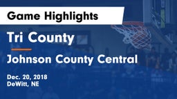 Tri County  vs Johnson County Central  Game Highlights - Dec. 20, 2018