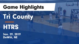 Tri County  vs HTRS Game Highlights - Jan. 29, 2019