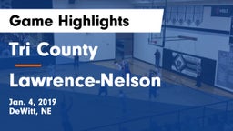 Tri County  vs Lawrence-Nelson  Game Highlights - Jan. 4, 2019