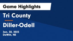 Tri County  vs Diller-Odell  Game Highlights - Jan. 30, 2023