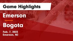 Emerson  vs Bogota  Game Highlights - Feb. 7, 2023