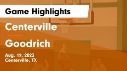 Centerville  vs Goodrich   Game Highlights - Aug. 19, 2023