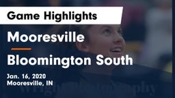Mooresville  vs Bloomington South  Game Highlights - Jan. 16, 2020
