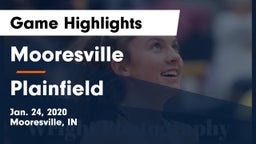 Mooresville  vs Plainfield  Game Highlights - Jan. 24, 2020