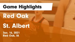 Red Oak  vs St. Albert  Game Highlights - Jan. 16, 2021