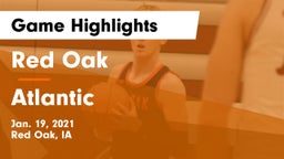 Red Oak  vs Atlantic  Game Highlights - Jan. 19, 2021