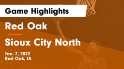 Red Oak  vs Sioux City North  Game Highlights - Jan. 7, 2022