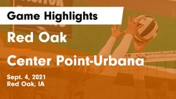 Red Oak  vs Center Point-Urbana  Game Highlights - Sept. 4, 2021