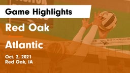 Red Oak  vs Atlantic  Game Highlights - Oct. 2, 2021