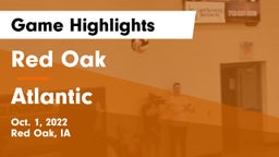 Red Oak  vs Atlantic  Game Highlights - Oct. 1, 2022