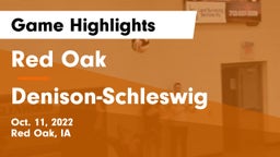 Red Oak  vs Denison-Schleswig  Game Highlights - Oct. 11, 2022