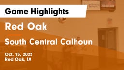 Red Oak  vs South Central Calhoun Game Highlights - Oct. 15, 2022