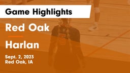 Red Oak  vs Harlan  Game Highlights - Sept. 2, 2023