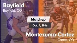 Matchup: Bayfield  vs. Montezuma-Cortez  2016