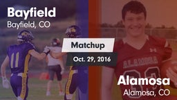 Matchup: Bayfield  vs. Alamosa  2016