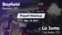 Matchup: Bayfield  vs. La Junta  2016