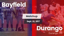 Matchup: Bayfield  vs. Durango  2017