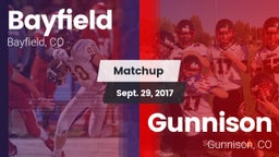 Matchup: Bayfield  vs. Gunnison  2017
