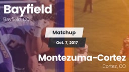 Matchup: Bayfield  vs. Montezuma-Cortez  2017